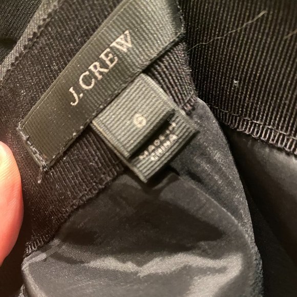 J. Crew Tuxedo Stripe Mini, Size 6 - Picture 3 of 3